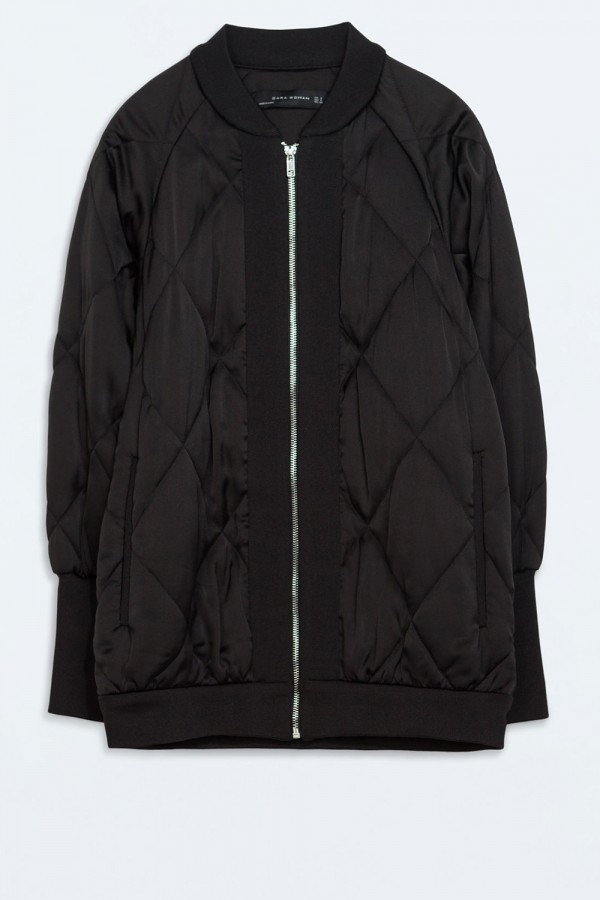 Zara Oversized Bomber Jacket