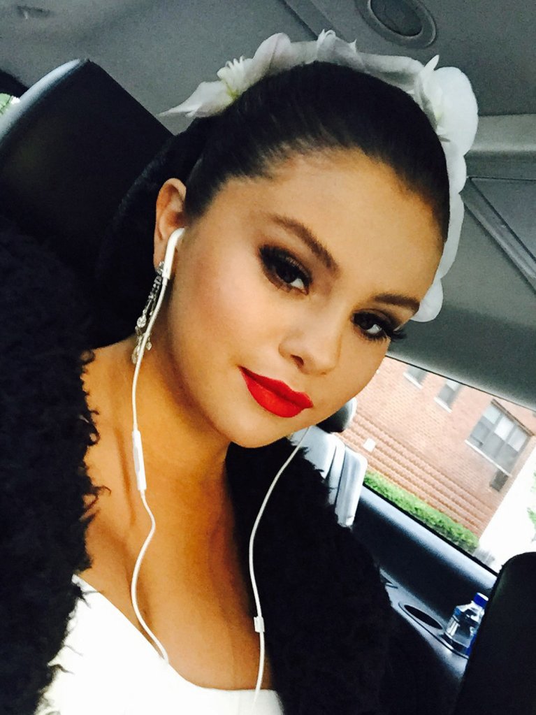Selena on her way to the Met Gala Photo: Selena Gomez