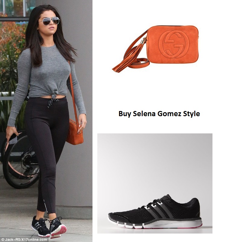 Selena Gomez goes to the gym Instagram