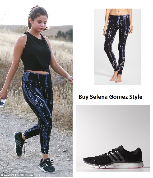 selena-gomez-blue-leggings instagram