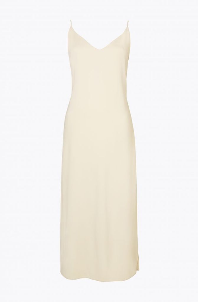 Atea Oceanie ivory slip dress