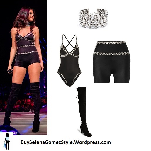 Selena Gomez black hotpants Taylor Swift cropped