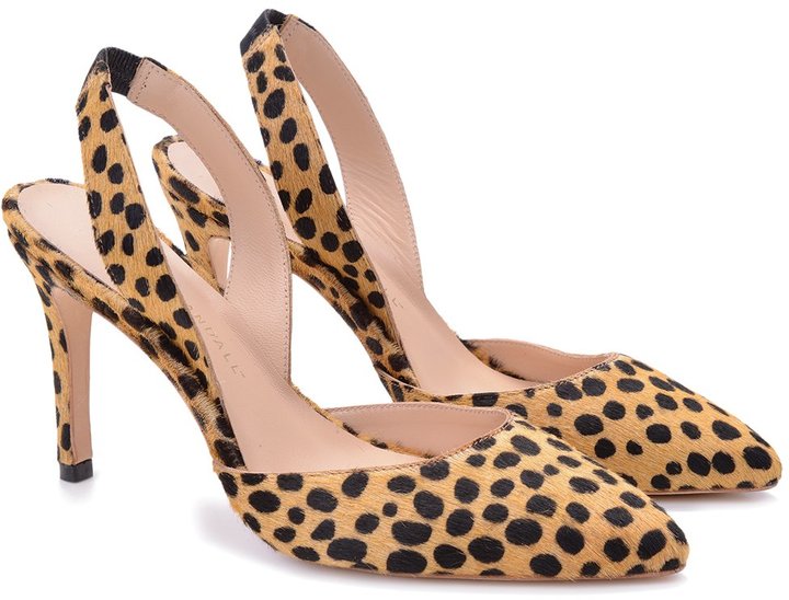 Loeffler Randall Cheetah Slingbacks Heels