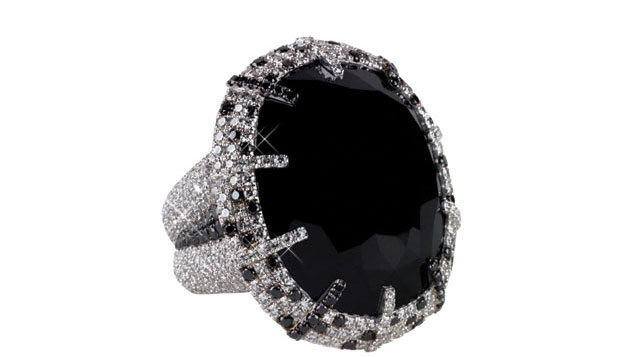Martin Katz black diamond ring