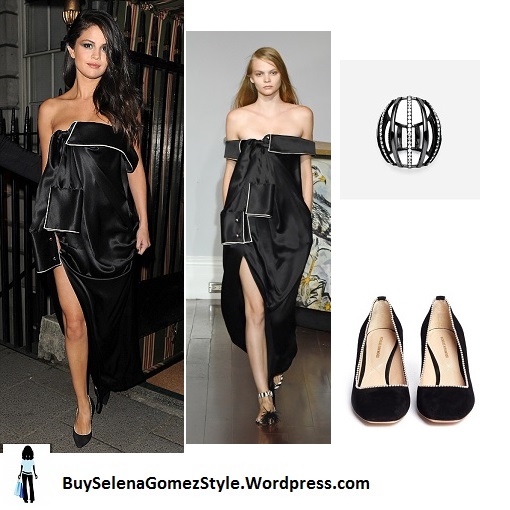 Selena Gomez black dress annabels London