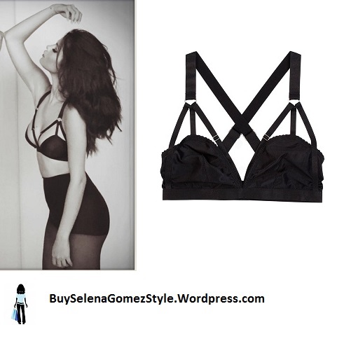Selena Gomez caged strappy bra instagram