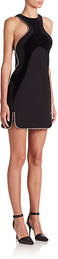 Alexander Wang Ball-Chain Accent Panelled Dress