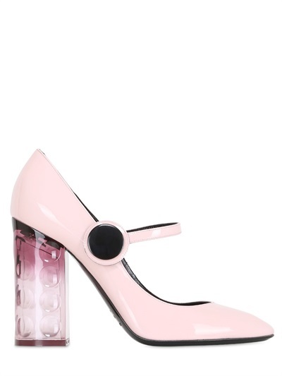 Nicholas Kirkwood 105mm Carnaby Patent and Plex Pumps