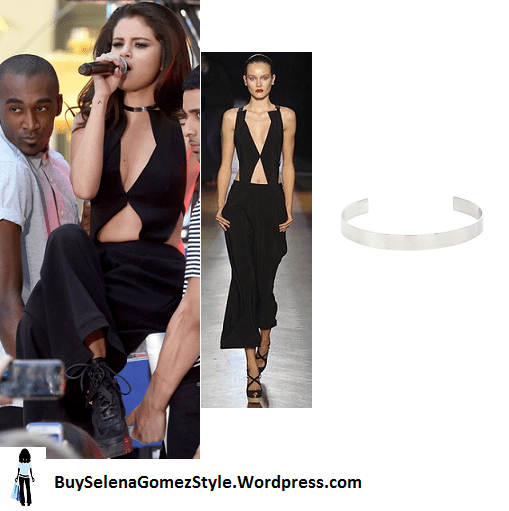 Selena Gomez black jumpsuit The Today Show instagram