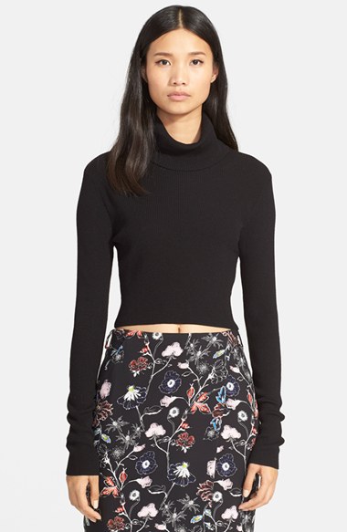A.L.C 'Milo' Crop Turtleneck Sweater