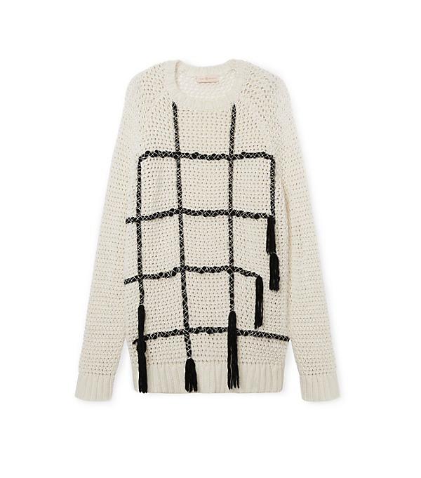 Tory Burch Embroidered Knit pullover