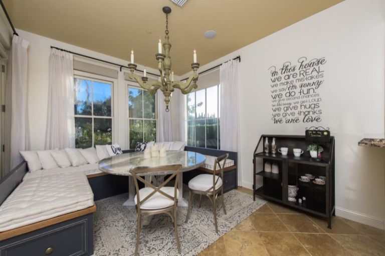 Selena Gomez dining area