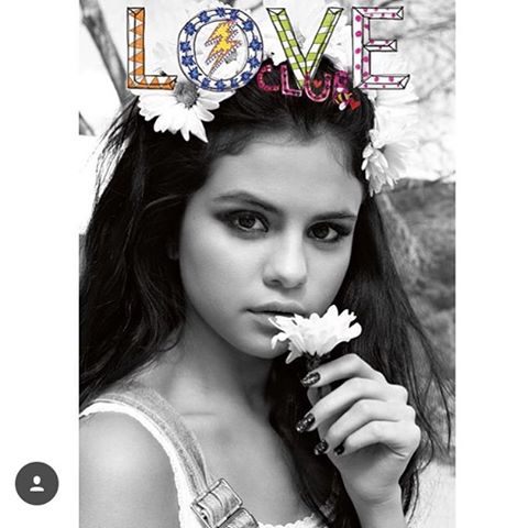 Selena Gomez dungarees LOVe magazine cover photo Carin backoff
