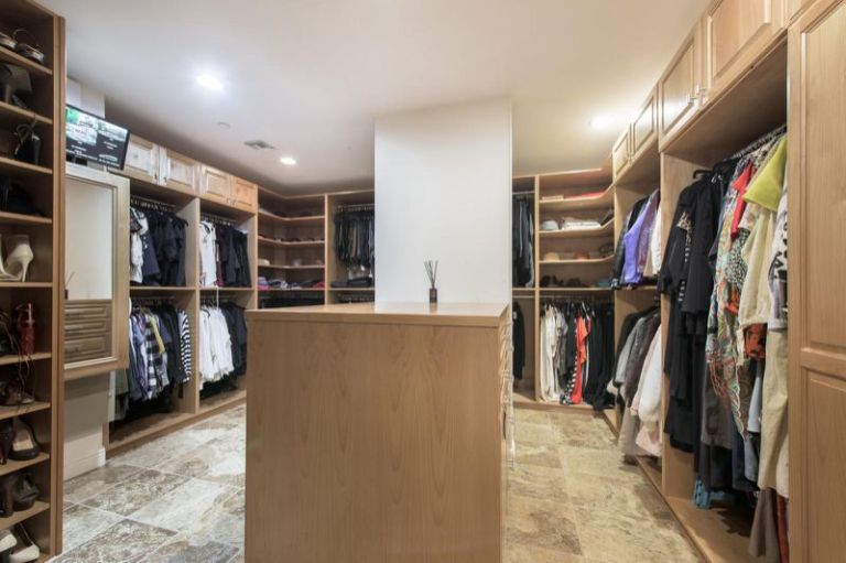 Selena Gomez master closet