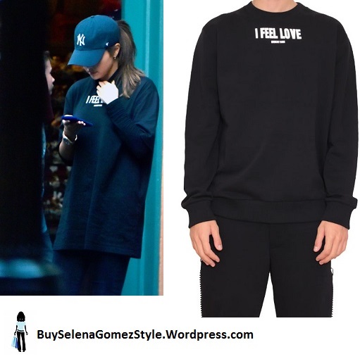 Selena Gomez I Feel Love Sweatshirt Disneyland California instagram