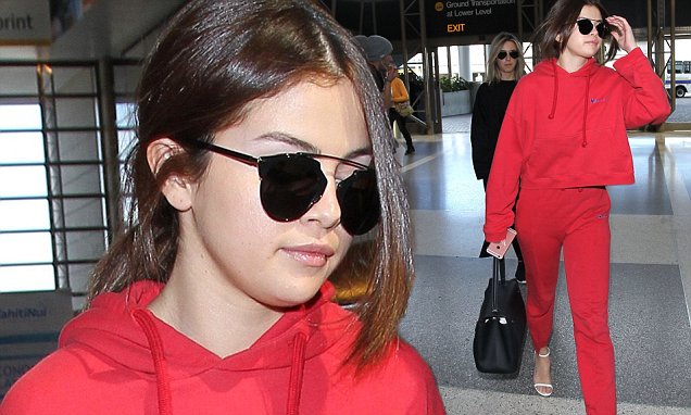 Selena Gomez at LAX international airport, Los Angeles, America - 07 Mar 2016