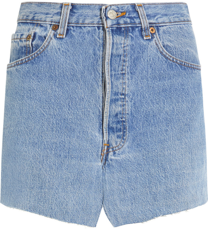 Vetements Denim Mini Skirt