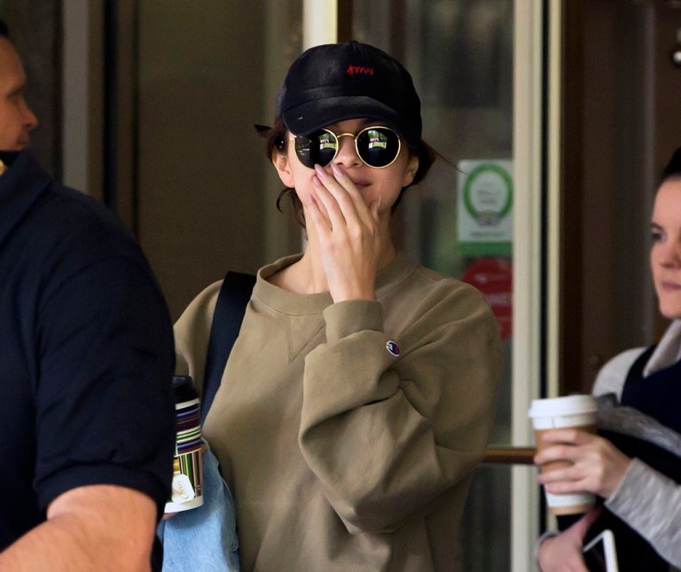 Selena Gomez green sweatshirt Saskatoon