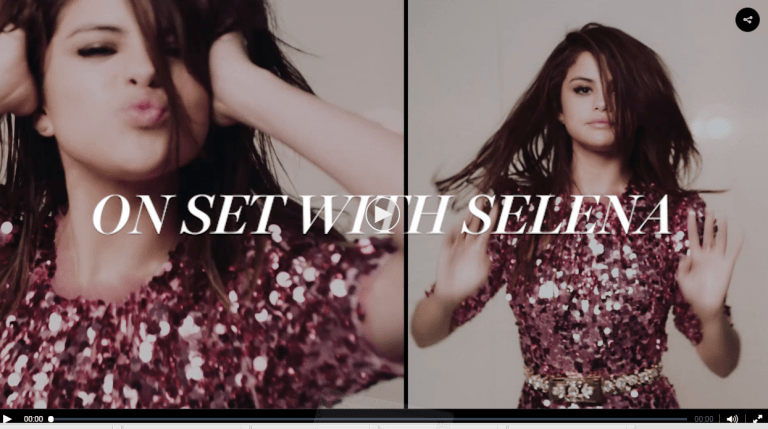 Selena Gomez Marie Claire video
