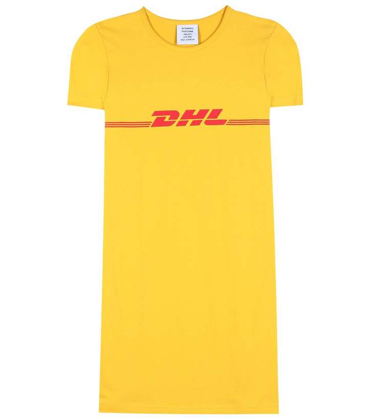 Vetements Yellow DHL T-shirt
