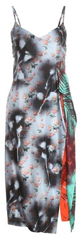 Acne Studios 'Clemente' Printed Silk Dress