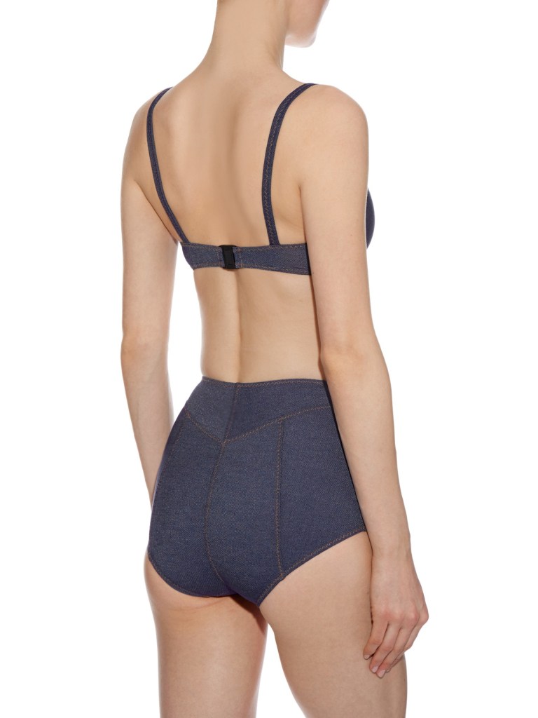 Lisa Marie Fernandez Genivieve denim bikini back view