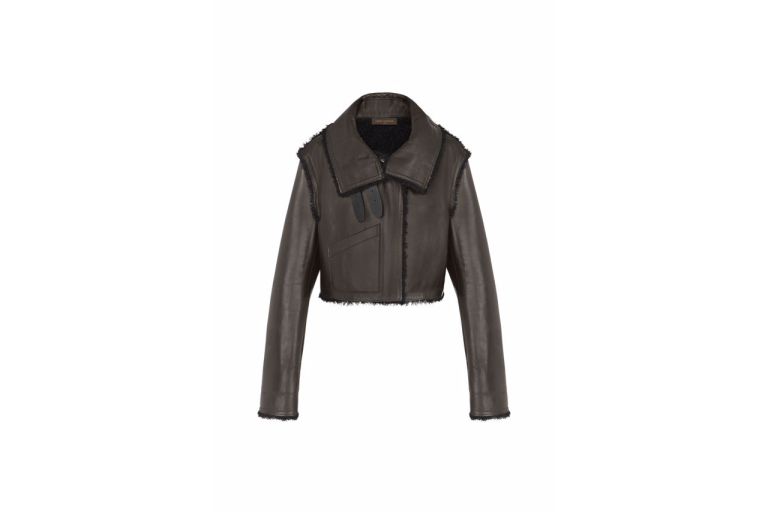 Louis Vuitton Cropped Leather Jacket