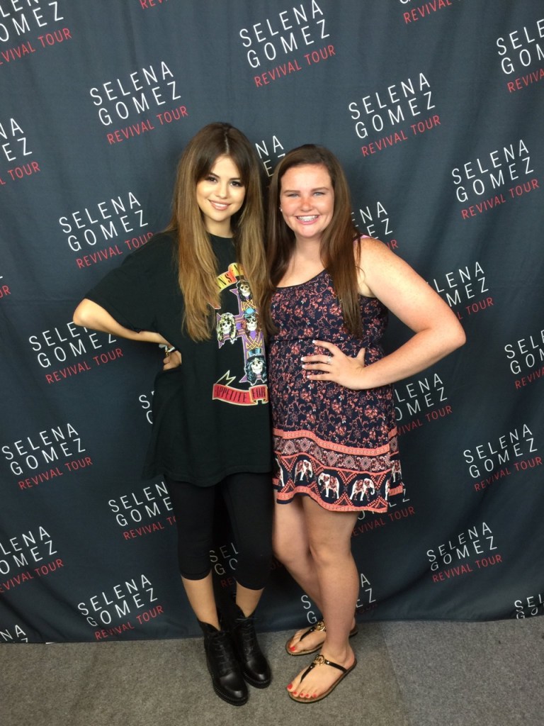 Selena gomez Guns n Rose t-shirt Revival Tour Louisville photo Queen_Maddie