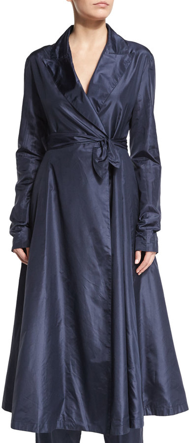 THE ROW ROTINE LONG-SLEEVE BELTED COAT