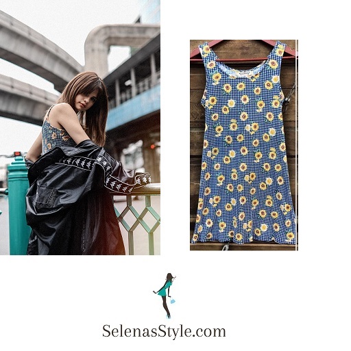 Selena Gomez floral dress Revival tour instagram