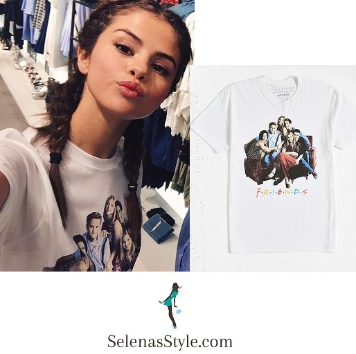 Selena Gomez Friends tshirt Jakarta July 2016 instagram