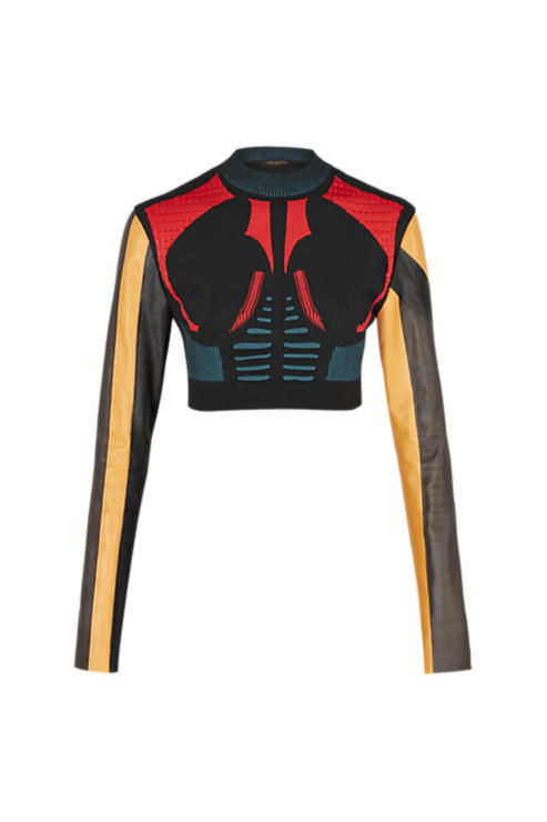 Louis Vuitton Cropped Tech Knit top