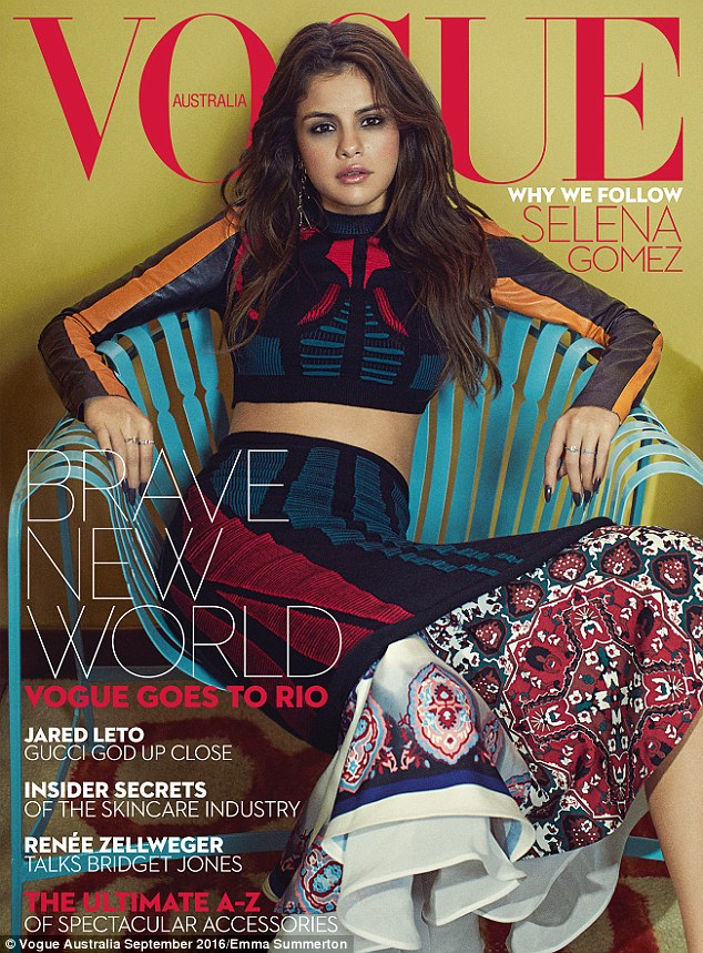 Selena gomez Voague australia September 2016 photo Emma summerton