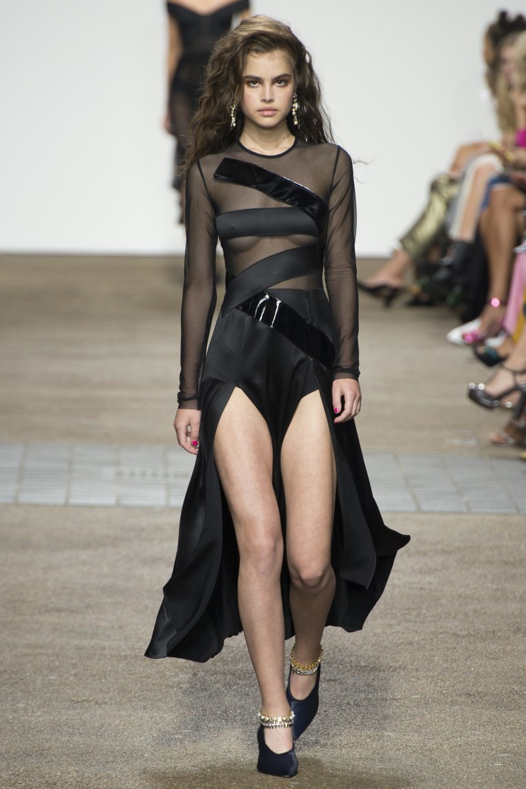 topshop-unique-ss17-mesh-top-dress-with-split