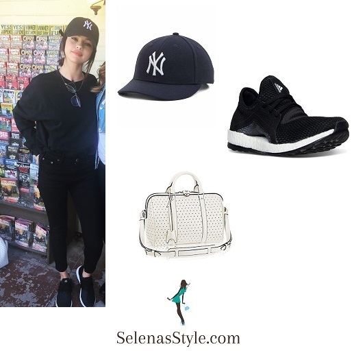 selena-gomez-ny-cap-black-trainers-tennessee-october-2016-instagram