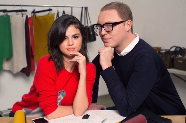 Selena gomez and Stuart Vevers photo Coach