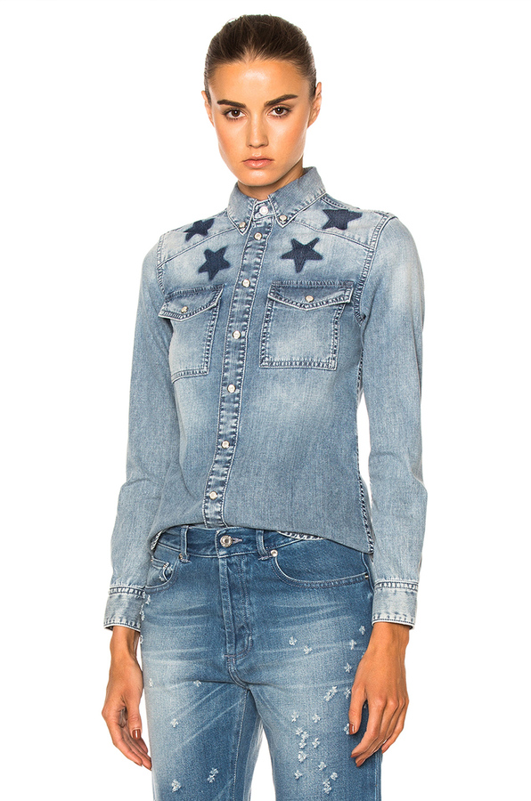 givenchy-black-star-denim-shirt