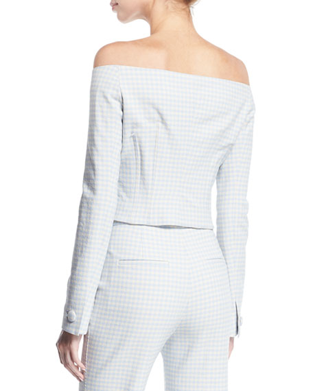 Brock Collection 'Jackie' off the shoulder top back view