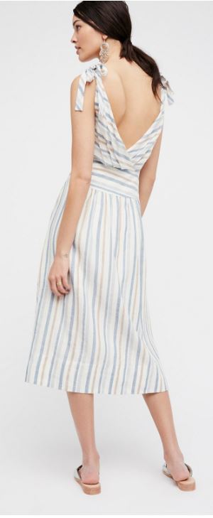 Free People 'Kansas City Girl' Midi Dress back view