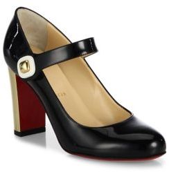 Louboutin 'Bibaba' Patent Leather Mary Jane Pumps
