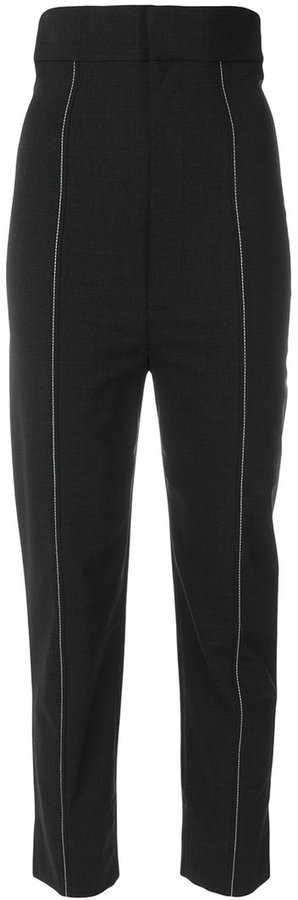 Jacquemus cropped stitched trousers