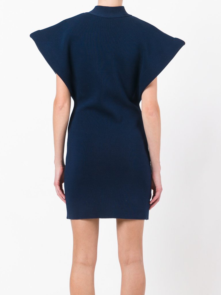 Jacquemus Sleeveless Wrap Dress back view