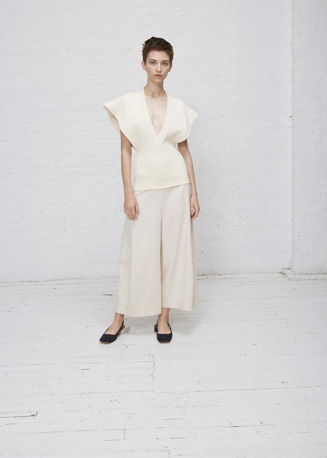 Jacquemus ecru la maille camargue