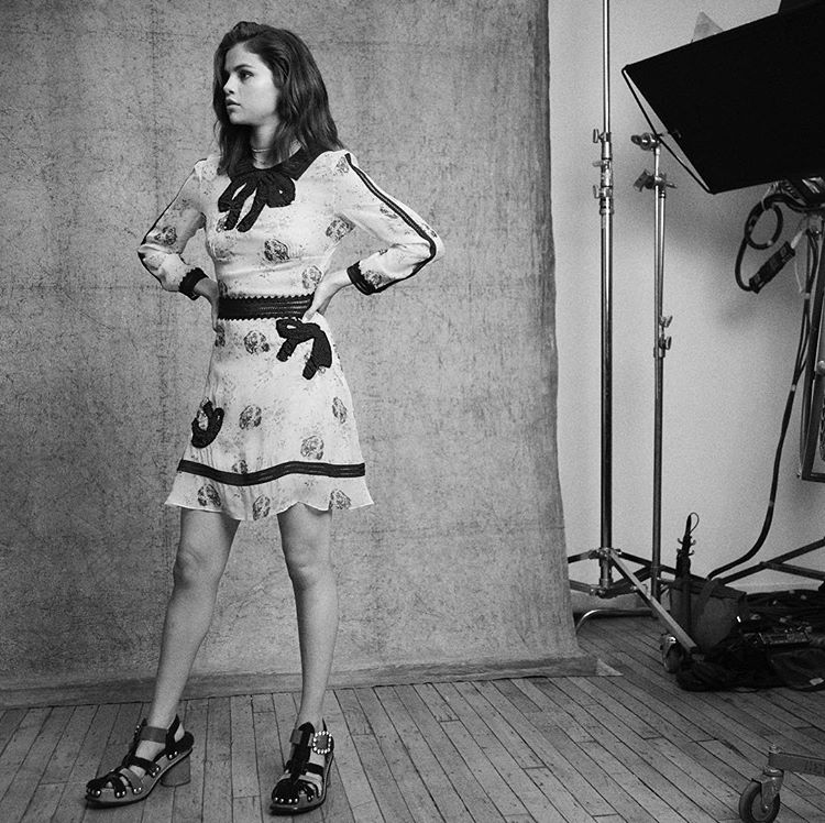 Selena Gomez Coach campaign behind the scenes photo Stuart Vevers