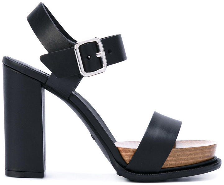 Tod_s Buckled Platform Sandals