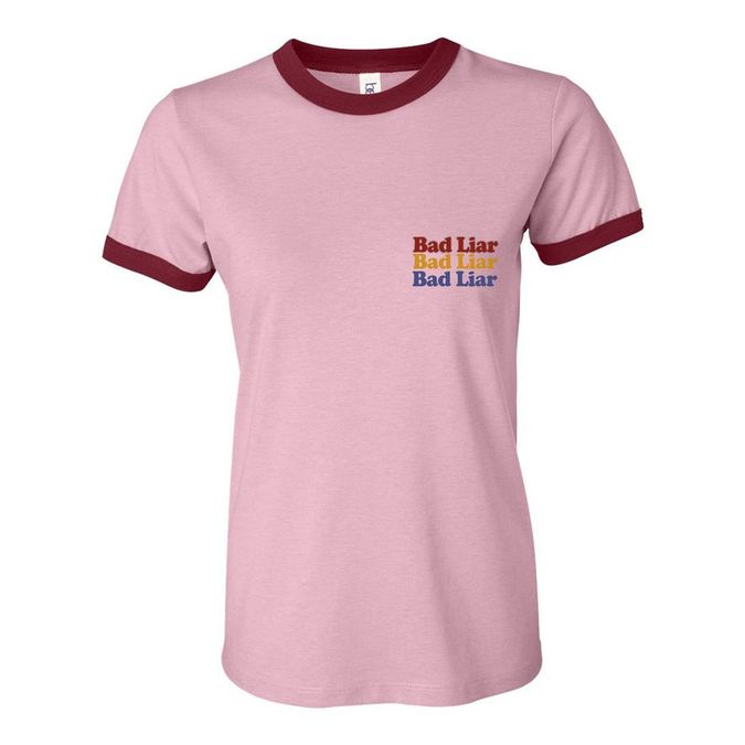 Bad Liar Ringer t-shirt