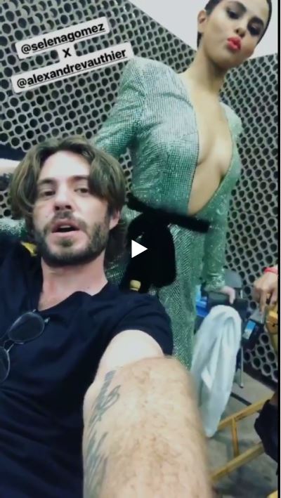 Selena Gomez green sequin dress photoshoot August 2017 photo Chris Classen Selena Gomez style