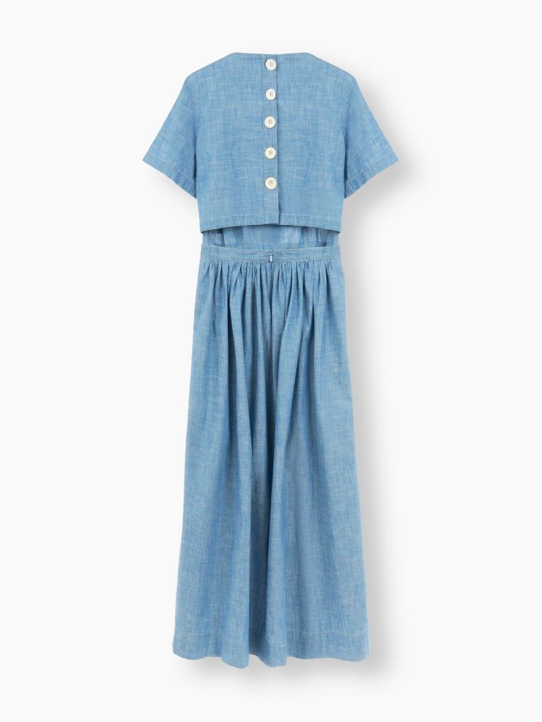 Chloe Back button dress back view