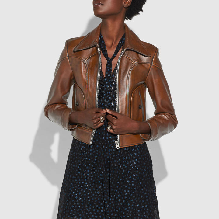 Coach Landscape Leather Jacket