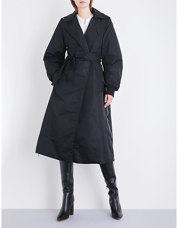 Maje x Schott Goodwin shell trench coat